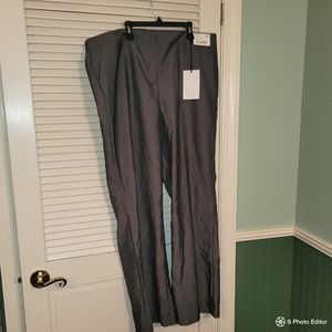 Gray Dress Flare Pants